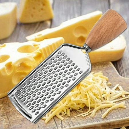 

Oiur Vegetable Grater Comfortable Grip Simple Operation Thick Anti-rust Grate Stainless Steel Chocolate Lemon Cheese Grater for Kitchen