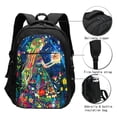 thumbnail image 3 of Daiia Colorful Floral Forest Fairy Pattern USB Charging Backpack for Men and Women, Anti-Theft Backpack,Travel Backpack,School Backpack,College Backpack,Laptop Backpack, 3 of 7