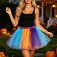 thumbnail image 2 of Tutus for Women Adult Fluffy Tulle Tutu Skirt Halloween Outfits(New,Camisole), 2 of 5