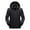 Black, variant on Leesechin Men Puffer Jacket Detachable Cap, Dirt-proof, Wind-proof, Tear-resistant Zipper Casual Warm Jacket