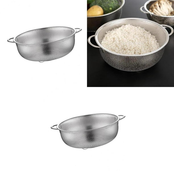 3x passoire à riz en acier inoxydable passoire à riz amélioration de la  cuisine domestique 
