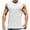 White, variant on SSAAVKUY Featur Workout Tank Tops for Men Summer Casual Sleeveless Crew Neck T Shirt Slim Fit Solid Color Sports Undershirt Tops White XXXL