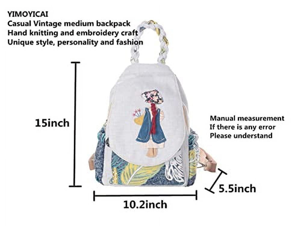 Backpack Purse Girl\'S Convertible Sling Bag Boho Hiie Embroidered >:) Amazon.com: Ladys Convertible Sling Bag, Hand Craft Artisan  main image 4