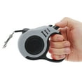 thumbnail image 5 of Unique Bargains 1 Pc Retractable Pet Leash Ergonomic Dog Leash for Pet 118.11" Black Gray, 5 of 6