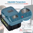 thumbnail image 3 of Soldadores a batería: Soldador eléctrico digital para batería Makita de 18 V, temperatura ajustable de 180 a 480 °F.°C, para reparación, soldadura de alambre, 3 of 5