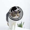 thumbnail image 1 of Cow Head Soft Cat Dog Recovery Collar Adjustable Cat Cone Wound Healing Protective After Surgery for Cats, 1 of 7