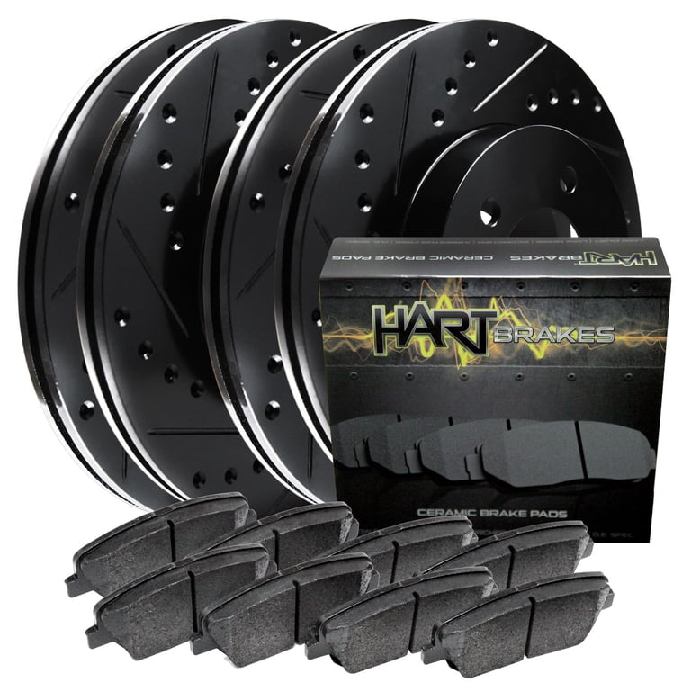 Front Disc Brake Rotors + Brake Pads for 2008-2015 Nissan Rogue / Rogue Select