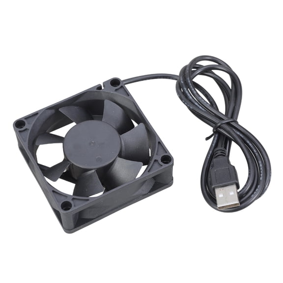 7cm USB Powered Cooling Fan 5V 2300RPM Computer Fan for Electronics and Pet Houses with Oil Bearing