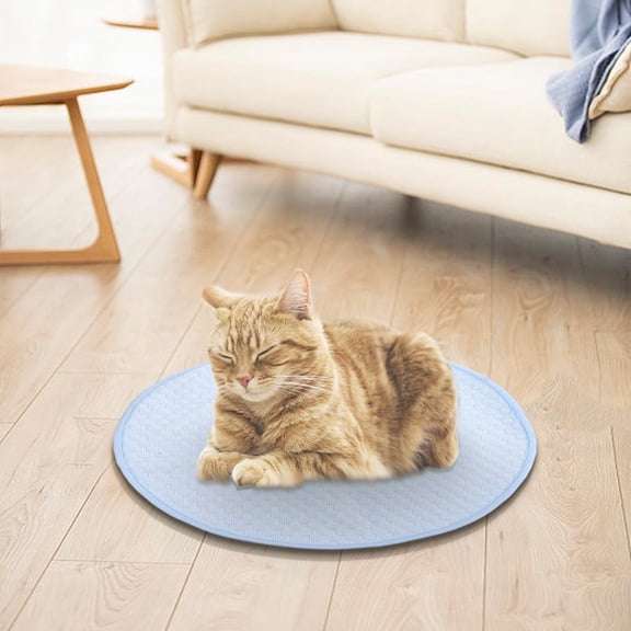 Nilvkv Cooling Gel Pet Mat for Dogs and Cats Summer Ice Pad Breathable Reusable S Size 33CM