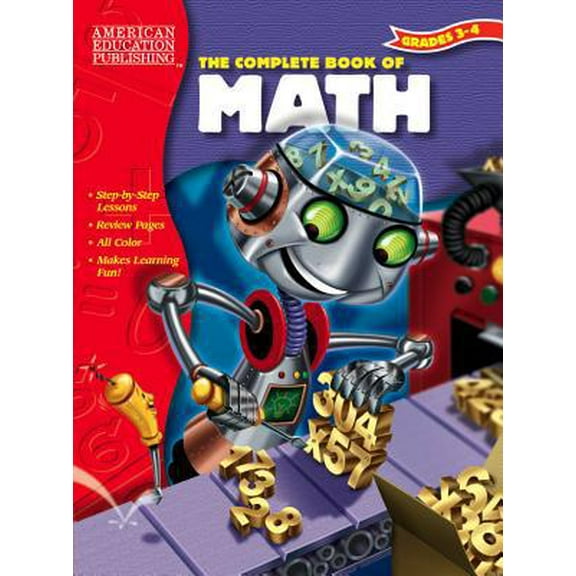 Pre-Owned The Complete Book of Math, Grades 3 - 4 (Paperback) 1561895059 9781561895052
