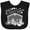 AB-Black, variant on Inktastic Jesus is the Reason for the Season Christmas Nativity Boys or Girls Baby Bib