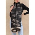 thumbnail image 2 of Scenic Print Scarf with Striped Border, 2 of 3