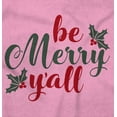thumbnail image 2 of Christmas Mistletoe Be Merry Yall Bodysuit Jumper Girls Infant Baby Brisco Brands 12M, 2 of 6