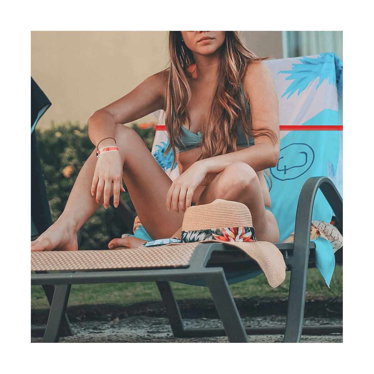 Lot De 8 Clips élastiques Pour Chaise De Plage, Porte-serviette De Plage, élastiques En Caoutchouc Pour Serviette, Chaise De Plage, Piscine, Chaises