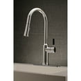 thumbnail image 3 of Kingston Brass LS2721DKL Kaiser Single-Handle Pull-Down Kitchen Faucet in Polished Chrome, 3 of 9