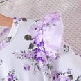 thumbnail image 5 of Lanbubble Girls Floral Tutu Dress Long Sleeve Tulle Princess Party Dress 3-4 Years, 5 of 9