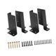 thumbnail image 5 of 4 soportes de anclaje para postes de terraza ajustables, compatibles con postes de 2x4, 4x4 y 6x6, bases de soporte de metal resistente para de, 5 of 9