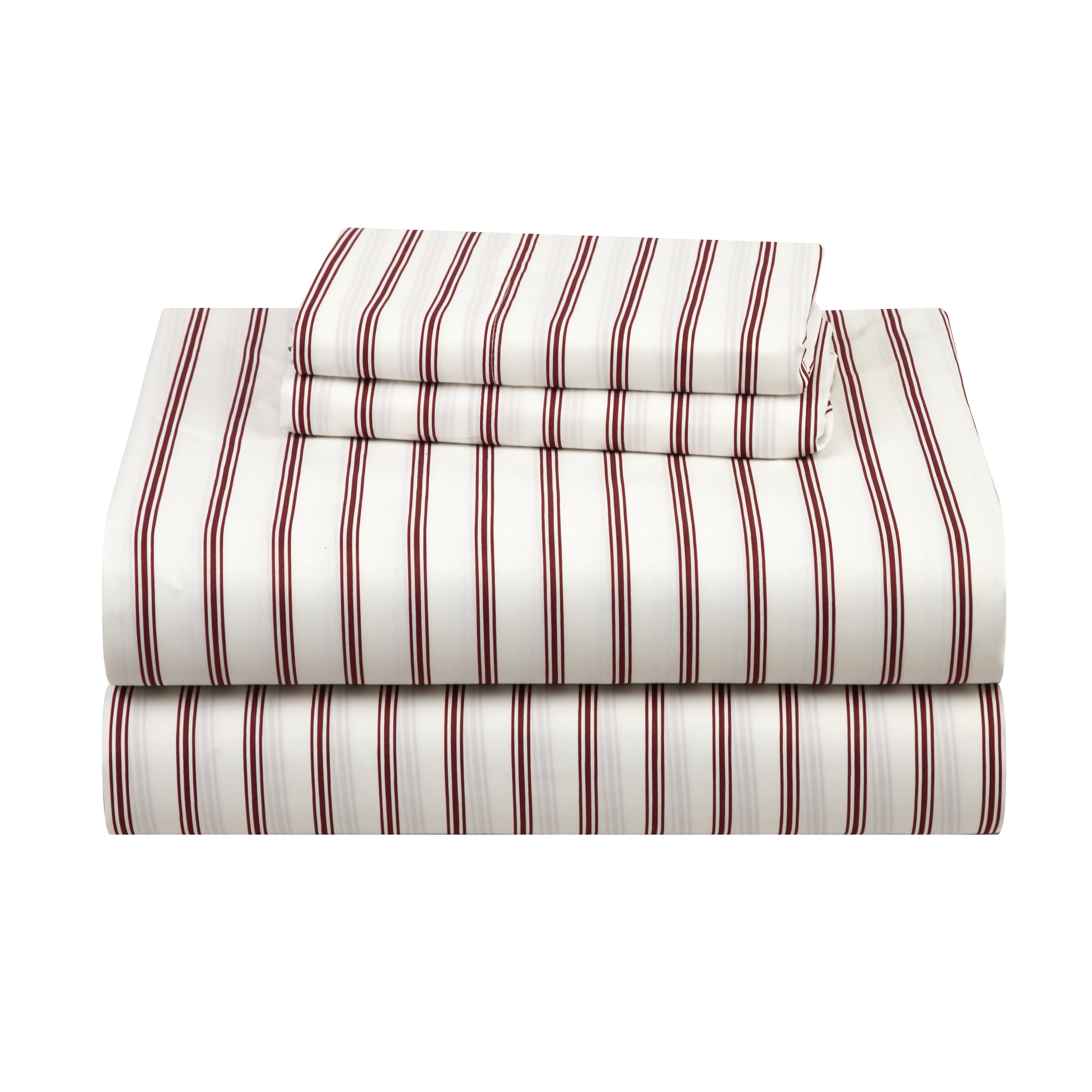 Sharper Image 9-Piece Burgundy Down Alternative Pintuck Bed-in-a-Bag Set, King