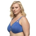 thumbnail image 2 of Amaranth Unlined Minimizer Bra | Paramour by Felina (Dazzling Blue, 34D), 2 of 3