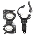 thumbnail image 6 of 360° Rotatable Bicycle Flashlight Holder Mount with Screw for Bike Front Light Bracket Black, 6 of 6
