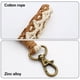thumbnail image 3 of 2 uds llavero de cuerda de algodón tejido a mano pulsera hecha a mano flor Margarita Accesorios para llaveros colgante de llave de coche, 3 of 5