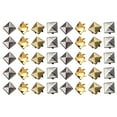 thumbnail image 6 of HAMPPLIES 400Pcs Four-Jaw Square Rivets for Diy Crafts Decorative Supplies Artisans Craft Enthusiasts, 6 of 8