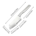 thumbnail image 3 of Pelador de acero inoxidable 2 en 1, cortador de verduras, cortador multifuncional de cocina para frutas, patatas, zanahorias y verduras, 3 of 8