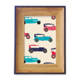 thumbnail image 1 of Colorful Classic Cars Cartoon Pattern Photo Frame Exhibition Display Art Desktop Painting, 1 of 3