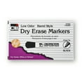 thumbnail image 2 of Charles Leonard Dry Erase Markers - Barrel Style, Black/Chisel, 2 of 2
