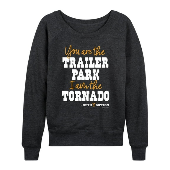 Yellowstone - I Am Tornado - Women's Lightweight French Terry Long Sleeve Shirt