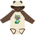thumbnail image 3 of Inktastic Future Pickleball Champ Boys or Girls Long Sleeve Baby Bodysuit, 3 of 5