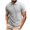 Gray, variant on Men's Polo Shirts With Collar Big And Tall Under $10 Casual Fashion Solid Half Zipper T Shirt Lapel Short Sleeve