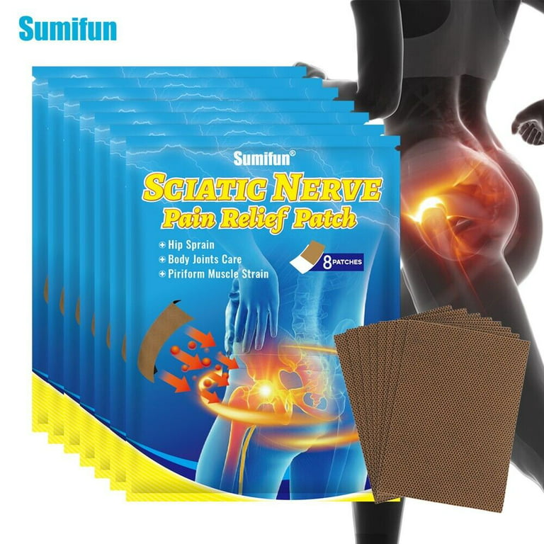 Sciatica Pain Relief Patch Piriformis Hip Massage Care Sticker Muscle Joint  Knee Pain Femoral Head Necrosis Ischial Pain - AliExpress