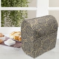 thumbnail image 4 of Abstract Lounger Chair Bag, Rhythmic Circles Dots Arrangement on Pastel Background Print, High Capacity Storage with Handle Container, Lounger Size, Pastel Brown Purpleblue, by Ambesonne, 4 of 5