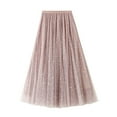 thumbnail image 2 of Black and Friday Clothing Sales Idoravan Tulle Tutu Skirts for Women Women's Star Gauze Skirt Sequin Puffy Skirt Prom Skirt Pink, 2 of 8