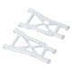 thumbnail image 3 of Kit de brazos inferiores delanteros y traseros de aleación de aluminio para coche modelo TRXXAS SLASH 2WD 1/10 RC (plata), 3 of 8
