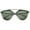Matte Black-Black / Green, variant on sunglassLA - Modern Fashion Matte Metal Frame Double Bridge Pantos Aviator Sunglasses - 55mm