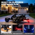 thumbnail image 6 of iYofe 12V Ride on Car for Kids, 360° Spin Drift Racing Go Kart with Powered PU Glowing Wheels, Water Spray Effect with Light, Music, Electric Ride On Toys for Boys Girls Age 3-8, Blue, 6 of 8