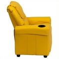 thumbnail image 3 of Bowery Hill Fauteuil Inclinable Enfant en Simili Cuir Jaune, 3 of 5