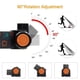 thumbnail image 4 of Juego de 2 potentes faros delanteros con batería integrada 18650 Q5 + faro LED COB, luz frontal recargable por USB, luz frontal impermeable, 4 of 5