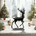 thumbnail image 5 of Exquisite European-Style Metal Deer Figurine – Decorative Imitation Deer Sculpture for Entryway, Living Room, and Holiday Home Decor, Rustic Deer Statue for Christmas, 5 of 5
