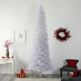 thumbnail image 6 of Nearly Natural 12ft. Slim White Artificial Christmas Tree, White, 6 of 6