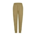 thumbnail image 5 of Azrian Fashion Casual Pants for Womens,Women Casual Trousers High Waist Drawstring With Multi-Pockets Long Pants, 5 of 7