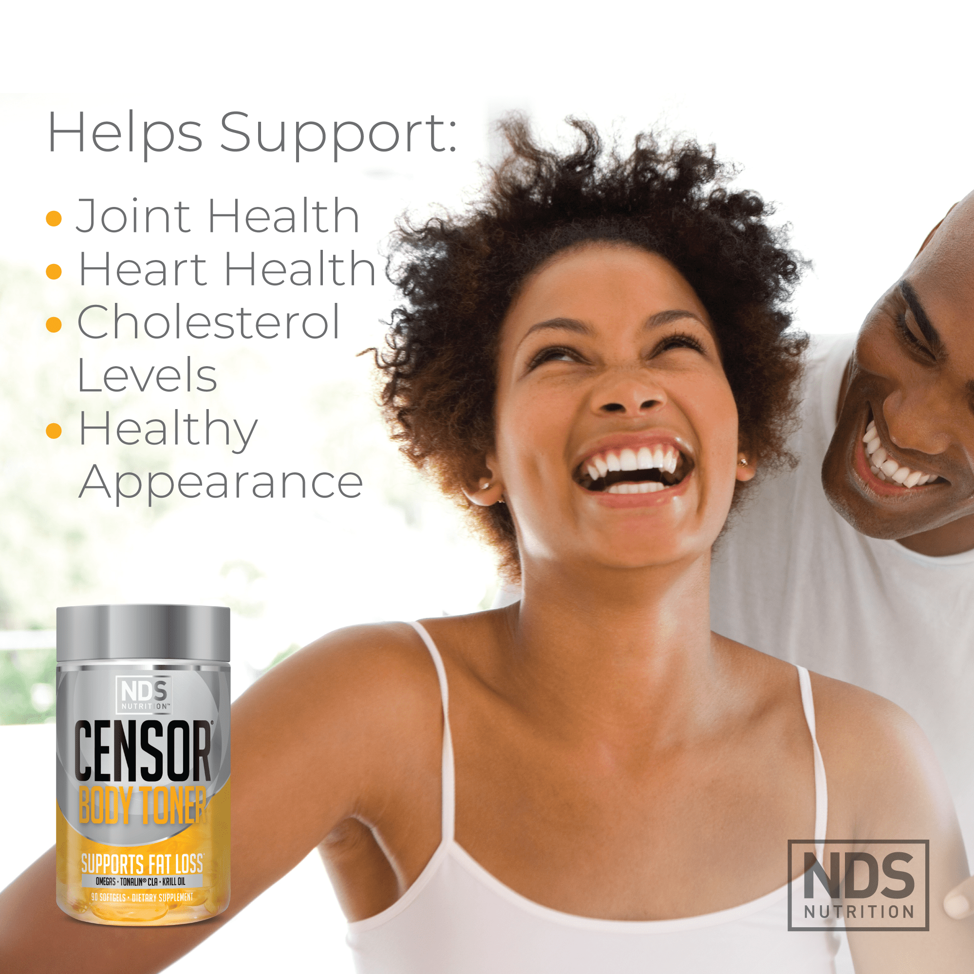 NDS Nutrition Censor - Fat Loss And Body Toner With CLA, 90 Softgels