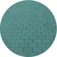 thumbnail image 1 of Ahgly Company Indoor Round Patterned Macaw Blue Green Area Rugs, 6' Round, 1 of 6