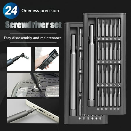 

Mobile Phone Laptop Kit Screwdriver Set 24 In 1 Screwdriver Sets Tools Kit CHMORA