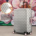 thumbnail image 4 of White Bigfoot and Pine Tree Pattern Luggage Cover Fashion Suitcase Cover Baggage Covers Fit 25-28 Inch Luggage (Go Travel), 4 of 5