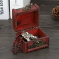 thumbnail image 3 of Wooden Box, Vintage Wooden Box, Beautiful Decoration Delicate And Compact Peanuts Jewelry Home Desk For Chocolates Nuts, 3 of 8