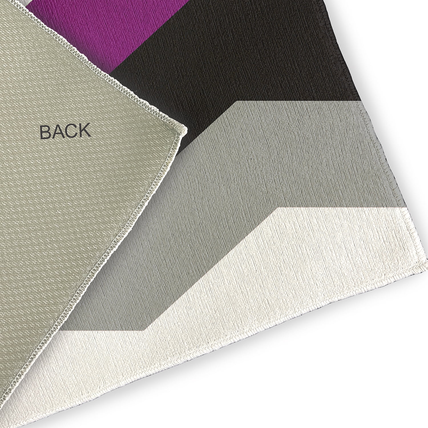 Simply Daisy 5' x 7' Asexual Chevron Asexual Chevron Chenille Indoor/Outdoor Rug
