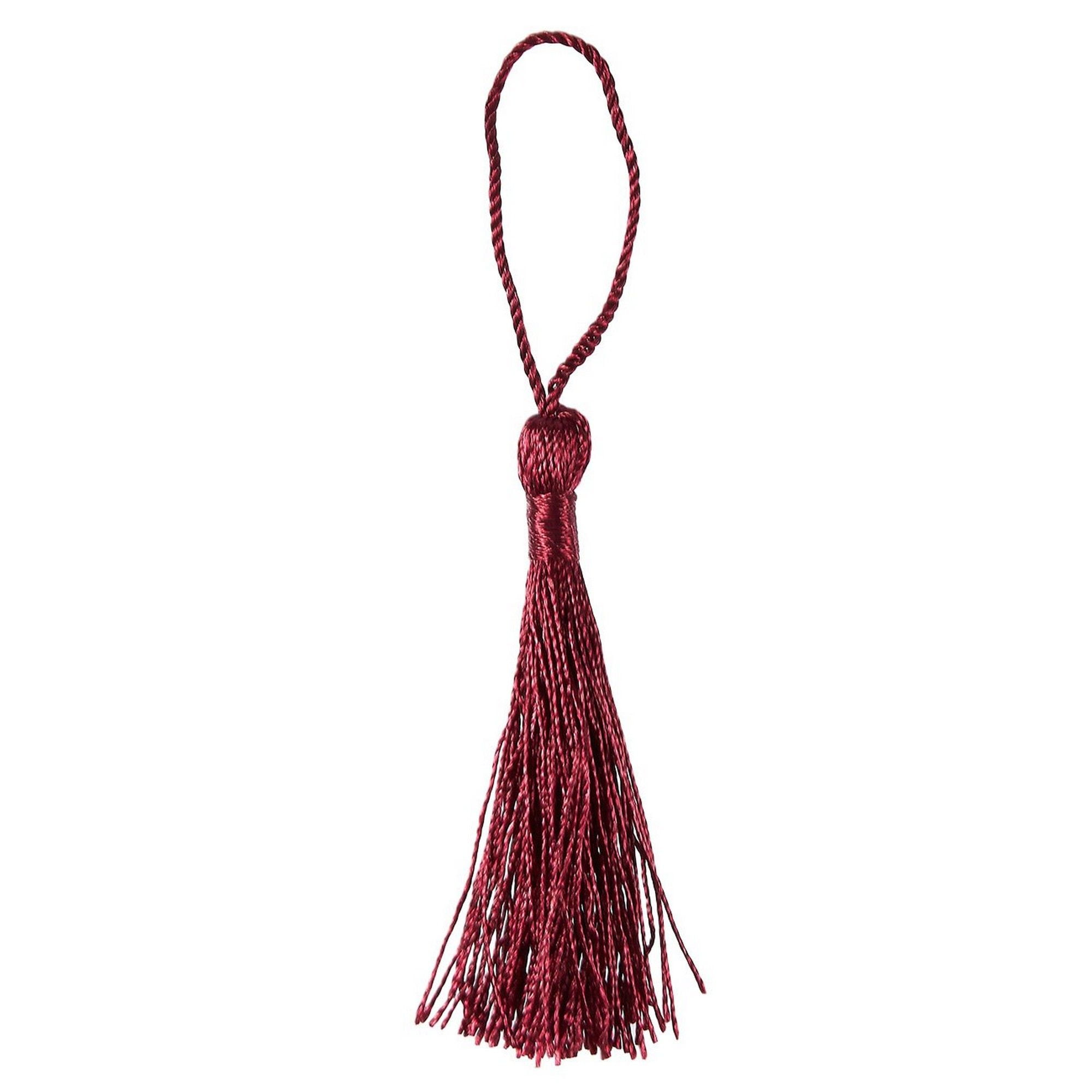 Home Decoration DIY Jewelry Making Bookmark Tassels 150-Pack Silky Floss Tassel Pendant with 2.3-inch Cord Loop Souvenir Ideal for Handmade Craft Accessory Burgundy 0.1 x 5.4 x 0.1 inches